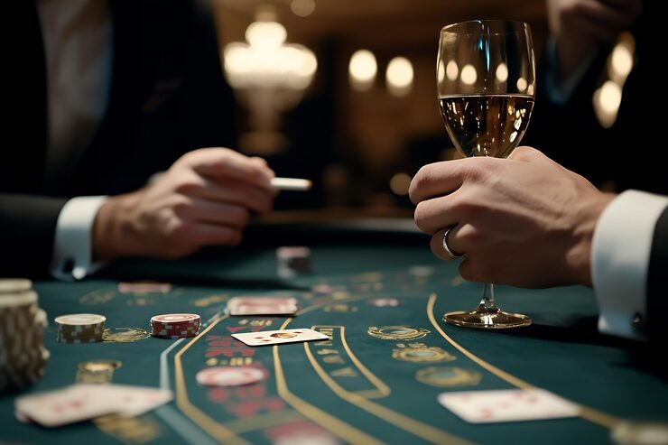 bensu4d Free Bet Blackjack decision interface showing Hit, Stand, Double, Split options